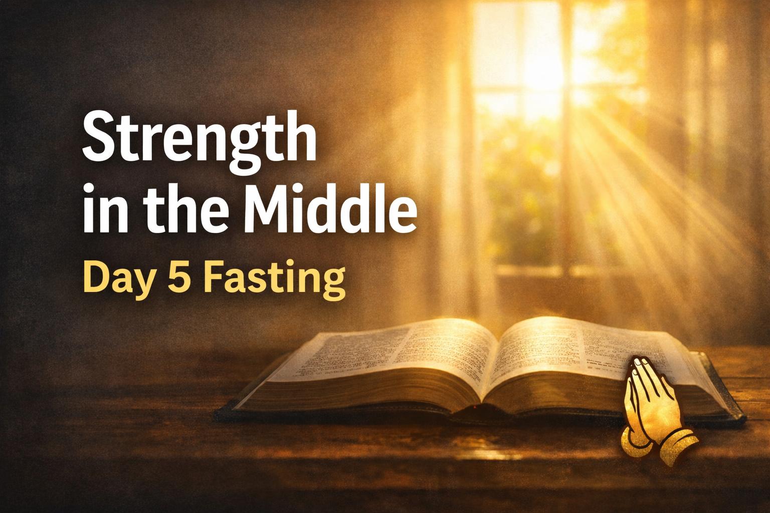 Day Five Fasting Devotional Scriptures — Strength & Renewal PDF | 14‑Day Fast